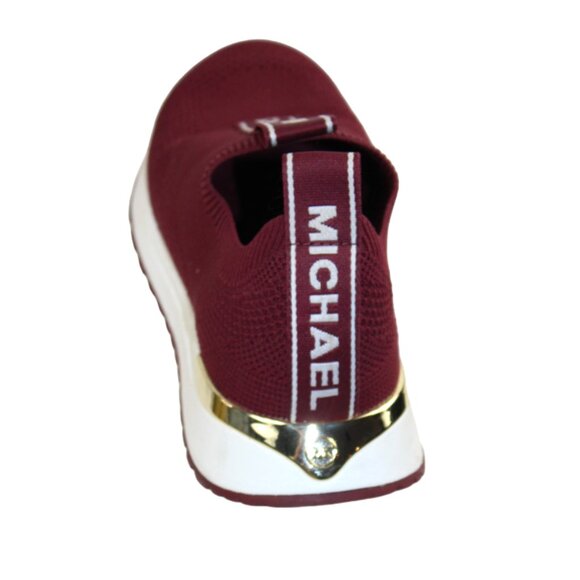 Michael Kors Bodie Maroon Slip-On Wedge Trainer Style, Size 9 - Picture 6 of 9
